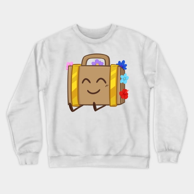 Suitcase (Inanimate Insanity) Crewneck Sweatshirt by PuppyRelp